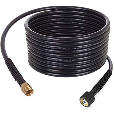 Techkar Tuyau Nettoyeur Haute Pression Remplacement du Tuyau d'Extension Karcher 200 Bar pour Kärcher M22 Kranzle Rallonge pour Tuyaux M22x1,5mm 10 m - Publicité Techkar Tuyau Nettoyeur Haute Pression Remplacement du Tuyau d'Extension Karcher 200 Bar pour Kärcher M22 Kranzle Rallonge pour Tuyaux M22x1,5mm 10 m - Publicité