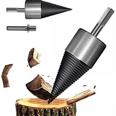 ZPYXBH Fendeur De Buche, Foret De Fendeuse De Bois, Feu Fendeuse De Bûches À Bois Conique, Perceuse À Bois Fendeuse Foret De Fendage De Bois Avec Carré/Rond/Hexagonal Poignées De Forage,42mm,Hex - Publicité ZPYXBH Fendeur De Buche, Foret De Fendeuse De Bois, Feu Fendeuse De Bûches À Bois Conique, Perceuse À Bois Fendeuse Foret De Fendage De Bois Avec Carré/Rond/Hexagonal Poignées De Forage,42mm,Hex - Publicité