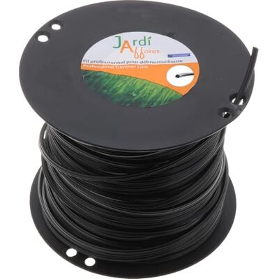Jardiaffaires Bobine de fil Extra Pro Carré pour débroussailleuse 4,4mm x 106 mètres - Publicité Jardiaffaires Bobine de fil Extra Pro Carré pour débroussailleuse 4,4mm x 106 mètres - Publicité