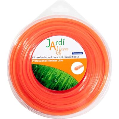Jardiaffaires - Carré 4.4mm - 25m - Fil pour débroussailleuse - Publicité Jardiaffaires - Carré 4.4mm - 25m - Fil pour débroussailleuse - Publicité