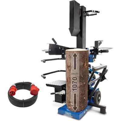 Scheppach Compact 15T Fendeur de bois vertical 15 tonnes 400 V 3500W Bois de mètre jusqu'à 1070mm / max. Ø 400mm Table pivotante Bois dur & bois tendre - Publicité Scheppach Compact 15T Fendeur de bois vertical 15 tonnes 400 V 3500W Bois de mètre jusqu'à 1070mm / max. Ø 400mm Table pivotante Bois dur & bois tendre - Publicité