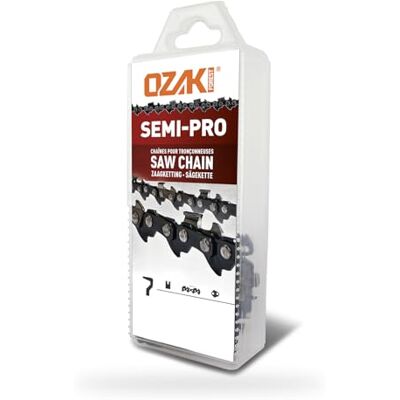 Ozaki Chaîne Tronçonneuse .325 E76 Semi-Pro Jauge 1,5 mm (0,058") Profil de Gouge Semi-Carré 76 Entraîneurs - Publicité Ozaki Chaîne Tronçonneuse .325 E76 Semi-Pro Jauge 1,5 mm (0,058") Profil de Gouge Semi-Carré 76 Entraîneurs - Publicité