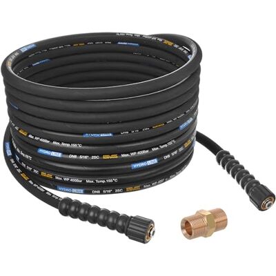 Techkar Remplacement Tuyau à Haute Pression Accessoire pour Nettoyeur Haute Pression Filetage M22x1,5-400 Bar Compatible avec Karcher HD HDS Longeur 15 m - Publicité Techkar Remplacement Tuyau à Haute Pression Accessoire pour Nettoyeur Haute Pression Filetage M22x1,5-400 Bar Compatible avec Karcher HD HDS Longeur 15 m - Publicité