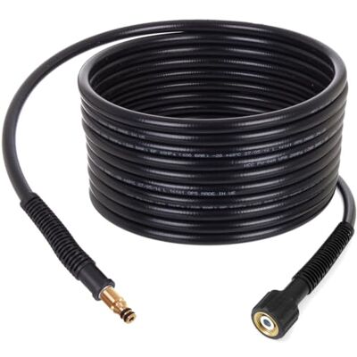 Techkar tuyau haute pression 200bar 10m de long compatible avec les nettoyeurs haute pression PARKSIDE PHD 100, 110, 135 - Publicité Techkar tuyau haute pression 200bar 10m de long compatible avec les nettoyeurs haute pression PARKSIDE PHD 100, 110, 135 - Publicité