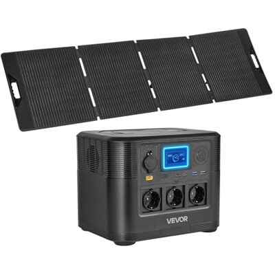VEVOR Station Électrique Portable 1800 W Générateur Solaire Portable Panneau Solaire 200 W Batterie Secours LiFePO4 1008 Wh pour Urgence Domestique, Camping, Voyage Camping-car, avec 9 Ports de Sortie - Publicité VEVOR Station Électrique Portable 1800 W Générateur Solaire Portable Panneau Solaire 200 W Batterie Secours LiFePO4 1008 Wh pour Urgence Domestique, Camping, Voyage Camping-car, avec 9 Ports de Sortie - Publicité
