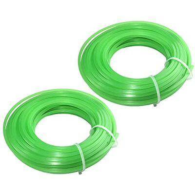 AERZETIX C49971 Lot de 2 bobines de fils de rechange carré 2.6mm x 10m pour tondeuse/trimmer à gazon corde/bobine pour débroussailleuse cordon en nylon en plastique couleur vert - Publicité AERZETIX C49971 Lot de 2 bobines de fils de rechange carré 2.6mm x 10m pour tondeuse/trimmer à gazon corde/bobine pour débroussailleuse cordon en nylon en plastique couleur vert - Publicité