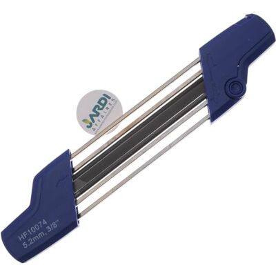 Jardiaffaires Affuteur double action pour chaine de tronçonneuse au Pas de 3/8 - Publicité Jardiaffaires Affuteur double action pour chaine de tronçonneuse au Pas de 3/8 - Publicité
