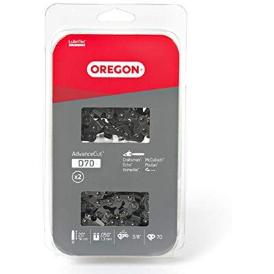 Oregon D70T AdvanceCut Lot de 2 chaînes de tronçonneuse Noir - Publicité Oregon D70T AdvanceCut Lot de 2 chaînes de tronçonneuse Noir - Publicité