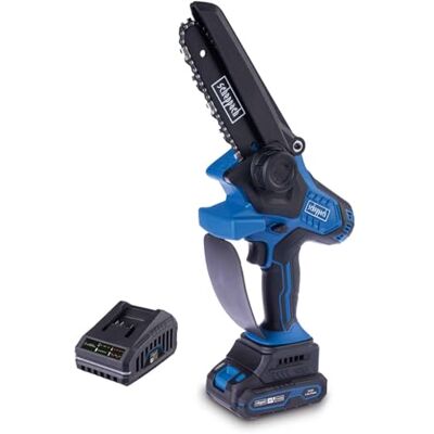 Taille-haie Scheppach BC-PS150-X - Batterie 2Ah, Chargeur inclus - Publicité Taille-haie Scheppach BC-PS150-X - Batterie 2Ah, Chargeur inclus - Publicité