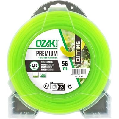 OZAKI Ligne de coupe - Nylon premium, Rond, 3mm, 56m - Publicité OZAKI Ligne de coupe - Nylon premium, Rond, 3mm, 56m - Publicité