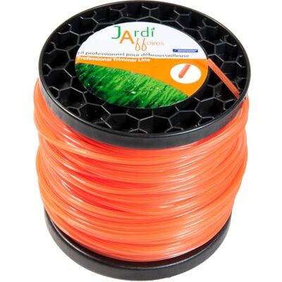 Jardiaffaires Bobine de Fil Etoile pour debroussailleuse qualité Pro 3mm x 161 mètres - Publicité Jardiaffaires Bobine de Fil Etoile pour debroussailleuse qualité Pro 3mm x 161 mètres - Publicité
