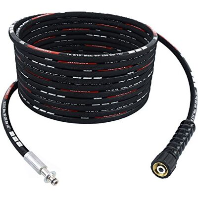 Techkar Tuyau pour Nettoyeur Haute Pression Remplacement d'Extension Karcher 250bar M22x1.5 pour Kärcher HD HDS Prise 10 mm Longueur 20 m - Publicité Techkar Tuyau pour Nettoyeur Haute Pression Remplacement d'Extension Karcher 250bar M22x1.5 pour Kärcher HD HDS Prise 10 mm Longueur 20 m - Publicité
