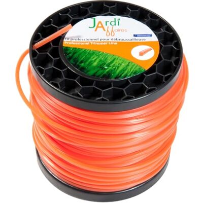 Jardiaffaires Bobine de Fil pour débroussailleuse Carré qualité Pro 2.7mm x 153 mètres - Publicité Jardiaffaires Bobine de Fil pour débroussailleuse Carré qualité Pro 2.7mm x 153 mètres - Publicité