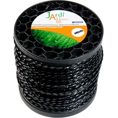 Jardiaffaires Bobine de Fil Torsade pour débroussailleuse qualité Pro 4,4mm x 77 mètres - Publicité Jardiaffaires Bobine de Fil Torsade pour débroussailleuse qualité Pro 4,4mm x 77 mètres - Publicité