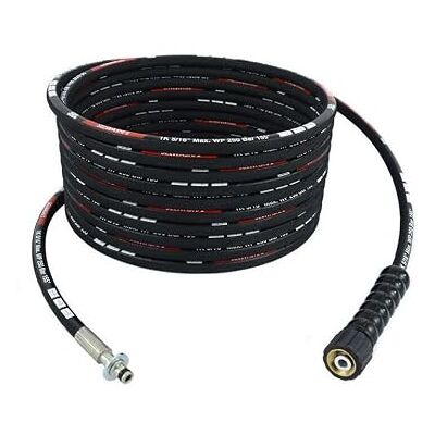 Techkar Tuyau pour Nettoyeur Haute Pression Remplacement du Tuyau d'Extension Karcher 250bar M22x1.5 pour Kärcher HD HDS Prise 10 mm Longueur du Tuyau 25 m - Publicité Techkar Tuyau pour Nettoyeur Haute Pression Remplacement du Tuyau d'Extension Karcher 250bar M22x1.5 pour Kärcher HD HDS Prise 10 mm Longueur du Tuyau 25 m - Publicité