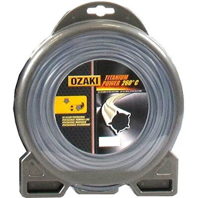 OZAKI - TITANIUM POWER - 3.5mm - 45m - Trimmer line - Publicité OZAKI - TITANIUM POWER - 3.5mm - 45m - Trimmer line - Publicité