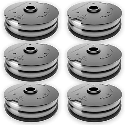 Parkside Lot de 6 bobines de fil de rechange d'origine pour coupe-bordures électriques LIDL, coupe-bordure électrique sans fil, PRT 550 A1, A2, A3, A5, B6, PRTA 20-Li B2, C3 - Publicité Parkside Lot de 6 bobines de fil de rechange d'origine pour coupe-bordures électriques LIDL, coupe-bordure électrique sans fil, PRT 550 A1, A2, A3, A5, B6, PRTA 20-Li B2, C3 - Publicité
