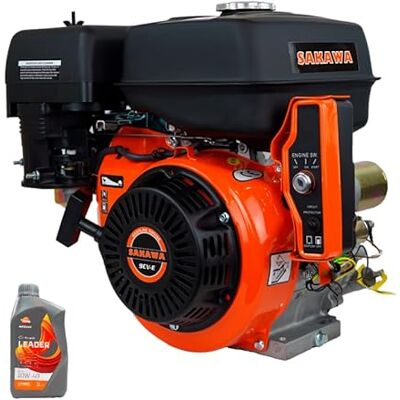 SAKAWA Moteur essence 4 temps 270 cc 9 CV Démarrage électrique + huile - Publicité SAKAWA Moteur essence 4 temps 270 cc 9 CV Démarrage électrique + huile - Publicité