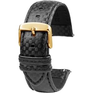 SinSed 18Mm 20Mm 21Mm 22Mm 23Mm 24Mm Hommes Femmes Couture Bracelet De Montre En Fiber De Carbone Bracelet En Cuir, Épingle en or noir, 18mm - Publicité SinSed 18Mm 20Mm 21Mm 22Mm 23Mm 24Mm Hommes Femmes Couture Bracelet De Montre En Fiber De Carbone Bracelet En Cuir, Épingle en or noir, 18mm - Publicité