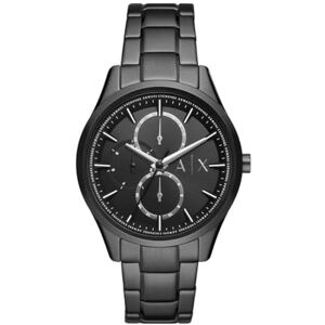 Armani Exchange Montre pour Homme, Mouvement Quartz/Multifonction, boîtier en Acier Inoxydable Noir de 42MM avec Bracelet en Acier Inoxydable, - Publicité Armani Exchange Montre pour Homme, Mouvement Quartz/Multifonction, boîtier en Acier Inoxydable Noir de 42MM avec Bracelet en Acier Inoxydable, - Publicité