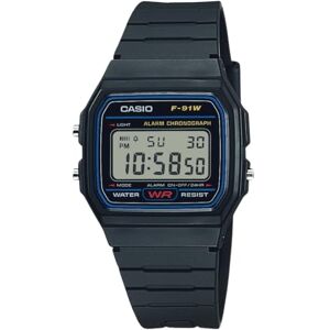 Casio Montre à Quartz Classique série F91W Résistante à l'eau Chronomètre 1/100 Seconde Alarme Quotidienne Signal horaire Calendrier Automatique Boîtier SS Format 12/24 Heures, Noir, No - Publicité Casio Montre à Quartz Classique série F91W Résistante à l'eau Chronomètre 1/100 Seconde Alarme Quotidienne Signal horaire Calendrier Automatique Boîtier SS Format 12/24 Heures, Noir, No - Publicité
