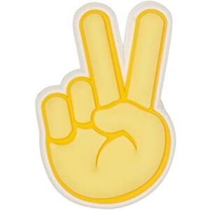 Jibbitz Symboles   Personnalisez vos Crocs avec les Jibbitz Peace Hand Sign One-Size - Publicité