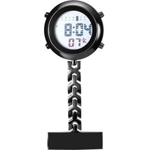 Lancardo Montre Infirmière Digitale Multifonction: Montre à Clip avec Affichage Numérique Pratique en Métal, Calendrier, Alarme et Chronomètre Cadeau pour Infirmières, Médecins - Publicité Lancardo Montre Infirmière Digitale Multifonction: Montre à Clip avec Affichage Numérique Pratique en Métal, Calendrier, Alarme et Chronomètre Cadeau pour Infirmières, Médecins - Publicité