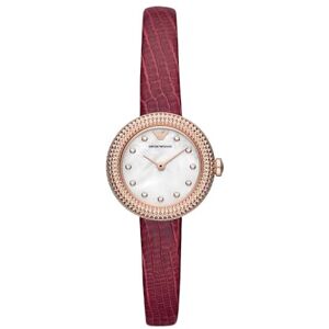 Emporio Armani Watch for Women, 26mm Quartz Two Hand Movement with Stainless Steel Or Leather Strap - Publicité Emporio Armani Watch for Women, 26mm Quartz Two Hand Movement with Stainless Steel Or Leather Strap - Publicité