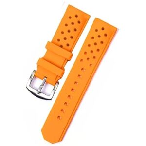 CAWEUER Compatible avec le bracelet de montre TAG Heuer série F1, boucle en acier Caz2011, Seiko Citizen, silicone respirant 22 mm(Orange-Steel-K2) - Publicité CAWEUER Compatible avec le bracelet de montre TAG Heuer série F1, boucle en acier Caz2011, Seiko Citizen, silicone respirant 22 mm(Orange-Steel-K2) - Publicité