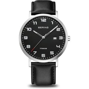 BERING Montre à quartz pour homme Collection Titanium avec titane et verre saphir - - Publicité BERING Montre à quartz pour homme Collection Titanium avec titane et verre saphir - - Publicité