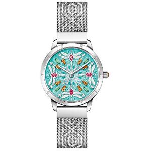 Thomas Sabo Montre pour Femme kaléidoscope Libellule Or Turquoise Acier, Acier Argenté - Publicité Thomas Sabo Montre pour Femme kaléidoscope Libellule Or Turquoise Acier, Acier Argenté - Publicité