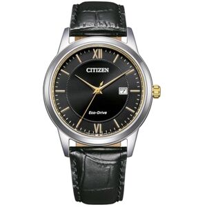 Citizen Montre analogique à Quartz pour Homme avec Bracelet en Cuir , Noir, Classique - Publicité Citizen Montre analogique à Quartz pour Homme avec Bracelet en Cuir , Noir, Classique - Publicité