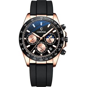 RORIOS Montre Homme Lumineuses Montres Multi-Cadrans Quartz Montre avec Bracelet en Silicone Chronographe Montres Bracelet pour Hommes - Publicité RORIOS Montre Homme Lumineuses Montres Multi-Cadrans Quartz Montre avec Bracelet en Silicone Chronographe Montres Bracelet pour Hommes - Publicité