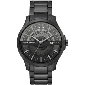 Armani Exchange Montre pour hommes, mouvement date à trois aiguilles à quartz et boîtier de 46mm avec bracelet en acier inoxydable - Publicité Armani Exchange Montre pour hommes, mouvement date à trois aiguilles à quartz et boîtier de 46mm avec bracelet en acier inoxydable - Publicité