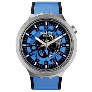 SWATCH Montre Azure Blue Daze Collection Big Bold Irony - Publicité SWATCH Montre Azure Blue Daze Collection Big Bold Irony - Publicité