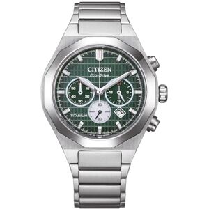 Citizen Men's Chronograph Eco-Drive Watch Zenshin Senkei - Publicité Citizen Men's Chronograph Eco-Drive Watch Zenshin Senkei - Publicité