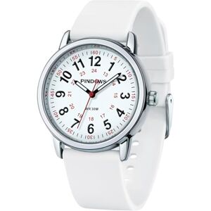 PINDOWS Montre-Bracelet à Quartz analogique pour Femmes, avec Bracelet en Silicone, pour Jeunes Femmes, étudiantes, Facile à Lire, étanche, Unisexe, Cadran Lumineux. Publicité PINDOWS Montre-Bracelet à Quartz analogique pour Femmes, avec Bracelet en Silicone, pour Jeunes Femmes, étudiantes, Facile à Lire, étanche, Unisexe, Cadran Lumineux. Publicité
