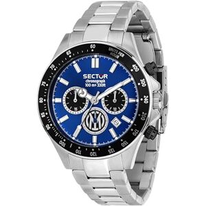Sector No Limits Montre homme, chronographe, analogique, 43 mm, collection 230 INTER Special Edition R3273661052, argent, One size, Classique - Publicité Sector No Limits Montre homme, chronographe, analogique, 43 mm, collection 230 INTER Special Edition R3273661052, argent, One size, Classique - Publicité