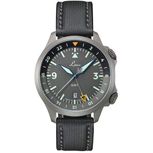 Laco Montre d‘aviateur Frankfurt GMT Gris de Fabriqué en Allemagne 43 mm de diamètre Montre Automatique de Haute qualité Étanche à 20 ATM Depuis 1925 - Publicité Laco Montre d‘aviateur Frankfurt GMT Gris de Fabriqué en Allemagne 43 mm de diamètre Montre Automatique de Haute qualité Étanche à 20 ATM Depuis 1925 - Publicité