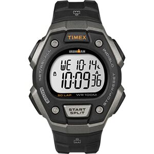 Timex Ironman Classic TW5M40100 Montre numérique pour Homme avec Bracelet en résine Noire, 41 mm - Publicité Timex Ironman Classic TW5M40100 Montre numérique pour Homme avec Bracelet en résine Noire, 41 mm - Publicité