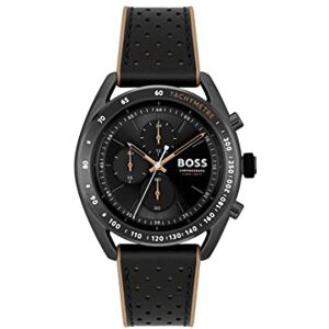 BOSS Montre Chronographe à Quartz pour Homme Collection Center Court avec Bracelet en Cuir Noir - Publicité BOSS Montre Chronographe à Quartz pour Homme Collection Center Court avec Bracelet en Cuir Noir - Publicité