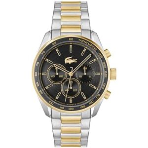 Lacoste Montre Chronographe à Quartz pour Homme Collection Boston avec Bracelet en Acier Inoxydable à Deux Coloris - Publicité Lacoste Montre Chronographe à Quartz pour Homme Collection Boston avec Bracelet en Acier Inoxydable à Deux Coloris - Publicité
