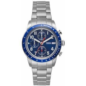 Fossil Neutra Watch for Men, Moonphase Multifunction movement with Stainless steel or Leather strapBleu - Publicité Fossil Neutra Watch for Men, Moonphase Multifunction movement with Stainless steel or Leather strapBleu - Publicité