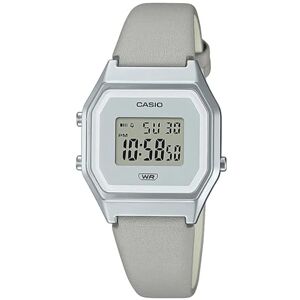 Casio Montre Quartz Femme 33.50mm avec Cadran Gris Digitale et Bracelet en Bracelet en Cuir Gris - Publicité Casio Montre Quartz Femme 33.50mm avec Cadran Gris Digitale et Bracelet en Bracelet en Cuir Gris - Publicité