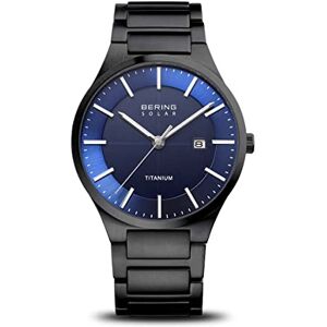 BERING Montre pour homme Solar Movement Collection solaire avec verre en titane et saphir - Publicité BERING Montre pour homme Solar Movement Collection solaire avec verre en titane et saphir - Publicité