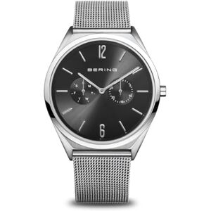 BERING Montre unisexe à mouvement à quartz Collection Ultra Slim avec acier inoxydable et verre saphir - Publicité BERING Montre unisexe à mouvement à quartz Collection Ultra Slim avec acier inoxydable et verre saphir - Publicité