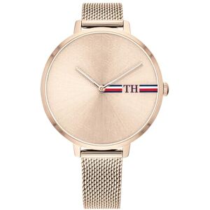 Tommy Hilfiger Montre Analogique à Quartz pour Femme avec Bracelet Milanais en Acier Inoxydable Couleur Or Rose Clair - Publicité Tommy Hilfiger Montre Analogique à Quartz pour Femme avec Bracelet Milanais en Acier Inoxydable Couleur Or Rose Clair - Publicité