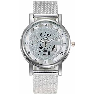 Singular-Point Montre Homme Soldes Analogique Quartz Simple Rond Business Bracelet Montre en Acier évider Chic Montre de Sport Cadeau Fête des Pères,AF278J - Publicité Singular-Point Montre Homme Soldes Analogique Quartz Simple Rond Business Bracelet Montre en Acier évider Chic Montre de Sport Cadeau Fête des Pères,AF278J - Publicité