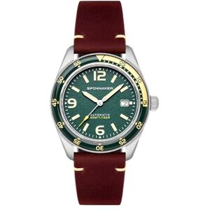 Spinnaker Fleuss Montre Automatique pour Homme – Boîtier en Acier Inoxydable 316L de 43 mm, Mouvement Automatique Japonais, Bracelet en Cuir, Montre de Plongée Automatique, Vert Lagon – - Publicité Spinnaker Fleuss Montre Automatique pour Homme – Boîtier en Acier Inoxydable 316L de 43 mm, Mouvement Automatique Japonais, Bracelet en Cuir, Montre de Plongée Automatique, Vert Lagon – - Publicité