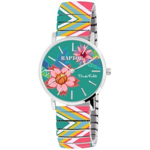 Raptor Montre Frida Kahlo Edition pour femme avec cordon de serrage, bleu - Publicité Raptor Montre Frida Kahlo Edition pour femme avec cordon de serrage, bleu - Publicité
